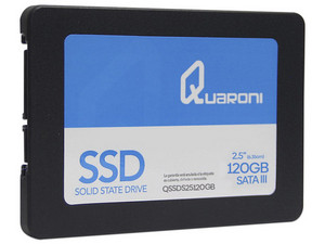 Unidad de estado sólido QUARONI de 120 GB, SATA 3 (6GB/s).