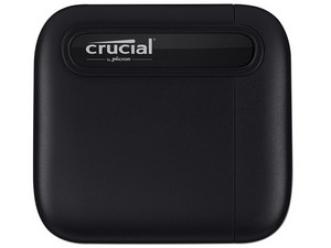 Unidad de estado sólido Portable Crucial X6 de 500GB, USB 3.2.