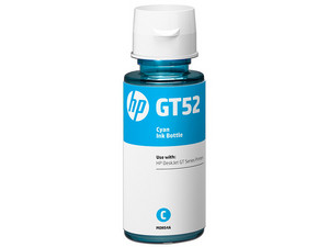 Botella de tinta original cian HP GT52 (M0H54AL).