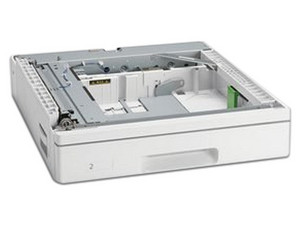 Bandeja de entrada Xerox 8NX, con capacidad de hasta 520 hojas. Color blanco.