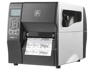 Impresora Térmica para Etiquetas Zebra ZT230, 203 x 203 dpi, Ethernet, USB, RS-232. Color gris/negro.