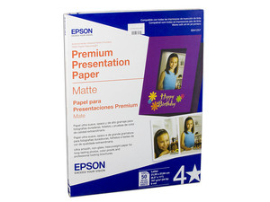 Papel Epson Matte Paper Heavy weight, Carta, 50 Hojas