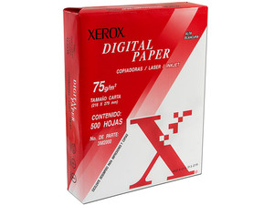 Papel Bond Xerox Digital Tama O Carta Alta Blancura Hojas Pcel