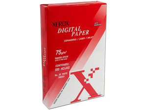 Papel Bond Xerox Digital tamaño Oficio, Alta Blancura, 500 hojas.