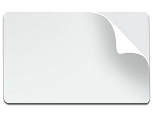Tarjetas ID Zebra Premier 104523-010 con Adhesivo Mylar. Color Blanco.