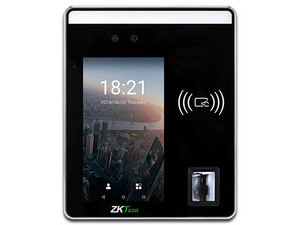 Terminal ZKTeco SpeedFace H5 de reconocimiento facial con pantalla touch de 5