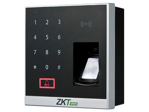 Control de acceso biométrico ZKTeco X8BT, Capacidad de hasta 500 Huellas y 500 Tarjetas, Bluetooth.
