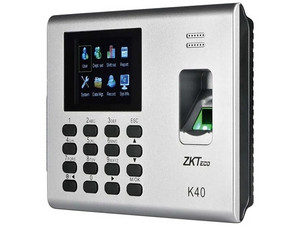 Control de asistencia ZKTeco ZK-K40 de reconocimiento huella de hasta 2,000 Huellas y 1000 tarjetas.