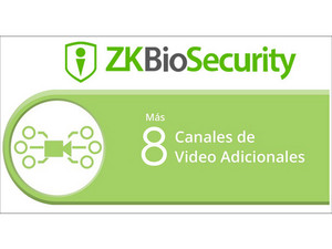 Módulo de Vídeo ZKTeco ZKBS-VID-P8, para Biosecurity, Soporta hasta 8 Canales. (Licencia Vitalicia)