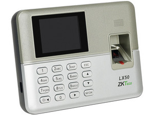 Control de Asistencia ZKTeco LX50 Biométrico de Huella digital con pantalla LCD de 2.8