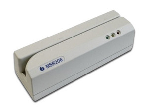 Grabador de banda mágnetica Unitech MSR206 para tarjetas, USB, RS-232.