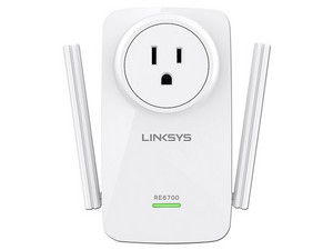 Extensor de Alcance Inalámbrico Linksys RE6700 de doble banda, Wireless AC (Wi-Fi 5), hasta 1200Mbps, LAN Gigabit.