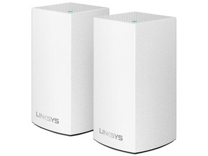 Sistema de Wi-Fi en Malla Linksys VELOP WHW0102 de Banda Dual, Wireless AC (Wi-Fi 5), hasta 1,300Mbps, LAN Gigabit. (Paquete de 2)
