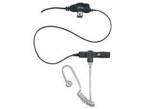 Audífono con Micrófono OTTO E1-EA2MS131 de 1 cable con tubo acústico para Radios Motorola y Hytera.