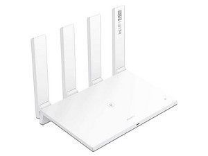Router inalámbrico Huawei AX3 de doble banda, Wireless AX (Wi-Fi 6), hasta 2976 Mbps, Gigabit LAN. Color Blanco.