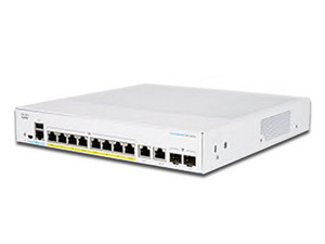 Switch Cisco CBS350-8T-E-2G-NA de 8 puertos RJ-45 Gigabit Ethernet (10