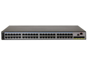 Switch Administrable Gigabit HUAWEI S5700-52P-LI-AC de 48 puertos 10/100/1000 Mbps, 4 puertos SFP de 1000 Mbps.