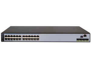 Switch Administrable Gigabit HUAWEI S5700-28P-PWR-LI-AC de 24 puertos 10/100/1000 Mbps, 4 puertos SFP+ de 1000 Mbps, PoE.