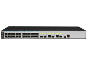 Switch Administrable  Gigabit HUAWEI S5700-28TP-PWR-LI-AC de 24 puertos 10/100/1000 Mbps, 2 combo 10/100/1000 Mbps, 4 puertos SFP de 1000 Mbps, PoE.