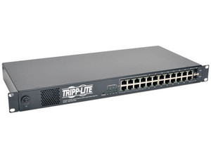 Switch Gigabit Ethernet Tripp-Lite NSU-G24C2P08 de 24 puertos 10/100/1000 Mbps, con PDU de 12 tomacorrientes 5-15R.