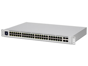 Switch Ubiquiti Networks USW-48-POE de 48 puertos 10/100/1000, (32 PoE+), y 4 x Gigabit SFP.