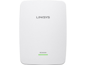 Extensor de Alcance Inalámbrico Linksys RE3000W Wireless-N hasta 300 Mbps.