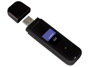 Adaptador Linksys Wireless-N USB con Dual-Band