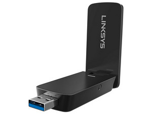 Adaptador USB LinkSys Wireless AC (Wi-Fi 5), hasta 866Mbps.