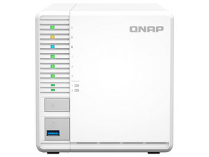 Servidor NAS QNAP TS-364-4G-US, con 3 bahías para discos duros (no incluidos), 4GB DDR4, Ranuras SSD, M.2 NVME.