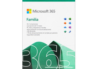 Microsoft 365 Familia (1 año de suscripción para 6 usuarios + 1TB en ...