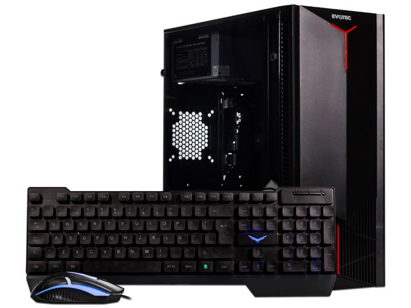 PC de escritorio Evotec Vertec EV-I510T-VERTEC,
Procesador Intel Core i5 10400T (hasta 3.6 Ghz),
Memoria de 8GB DDR4,
SSD de 240GB,
Video UHD Graphics 630,
Incluye Kit de Teclado y Mouse,
S.O. Windows 11 Pro (Versión de prueba). Color Negra.