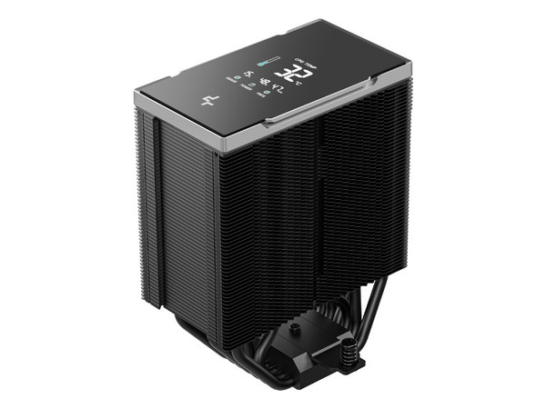 Disipador y Ventilador DeepCool AK700 Digital NYX, 2700 RPM, 120mm, Socket Intel LGA 1851 y 1700, AMD AM5, AM4. Color Negro.