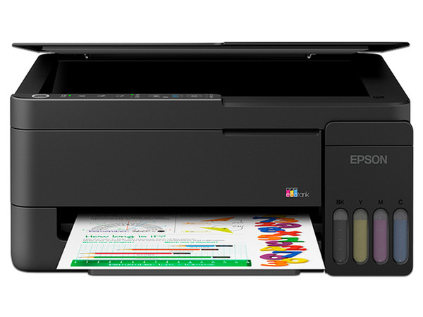 Multifuncional Epson EcoTank L3350, Impresora, Copiadora, Escáner, Resolución de Impresión 5760 x 1440 DPI, USB, Wi-Fi. Color Negro.