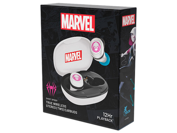 Audífonos Inalámbricos X-Tech Ghost Spider, Respuesta de Frecuencia 20Hz - 20kHz, Bluetooth. Color Blanco.