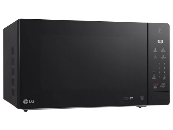 Horno de Microondas LG MS2097JSS de 1200W, 2 Pies Cúbicos, Smart Inverter. Color Negro.