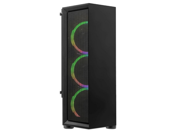 PC de Escritorio Yeyian Ventle,
Procesador AMD Ryzen 5 5600GT (hasta 4.6 GHz),
Memoria de 32GB DDR4,
SSD de 1TB,
Video Radeon Graphics,
S.O. Windows 11 (Versión de prueba). Color Negro