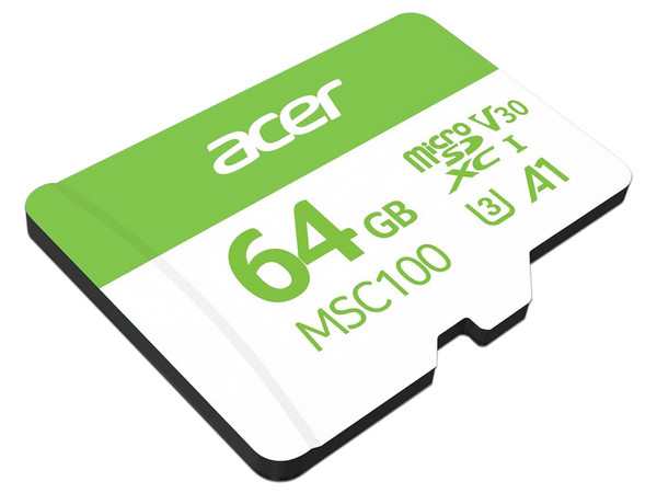 Memoria microSDXC Acer BL.9BWWA.336 de 64GB, Clase 10.