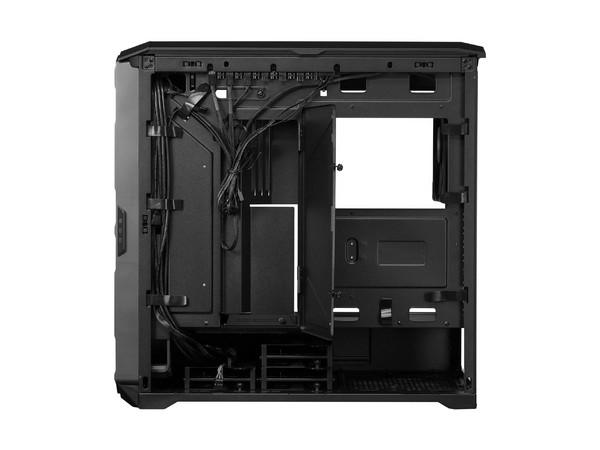 Gabinete Cooler Master MasterBox HAF II 500, Mid-Tower, E-ATX, Panel de Cristal Templado, No Incluye Fuente de Poder. Color Negro.