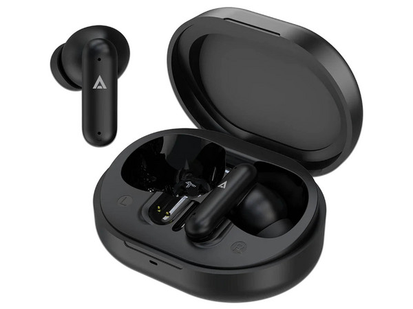 Audífonos Inalámbricos Acteck Flow Nano EF670, Con Estuche de Carga, Respuesta de Frecuencia 20Hz - 20kHz, Bluetooth, Compatible con Android e iOS. Color Negro.