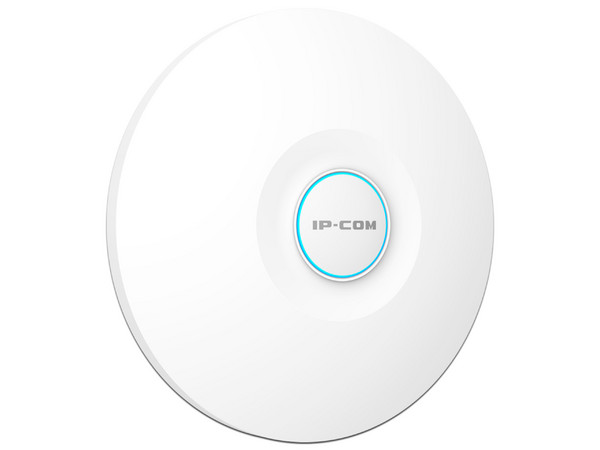 Access Point IP_COM PRO-6-LR de Doble Banda, Wireless AX300 (Wi-Fi 6), Hasta 3000 Mbps, Instalación de Techo, PoE. Color Blanco.