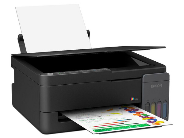 Multifuncional Epson EcoTank L3350, Impresora, Copiadora, Escáner, Resolución de Impresión 5760 x 1440 DPI, USB, Wi-Fi. Color Negro.