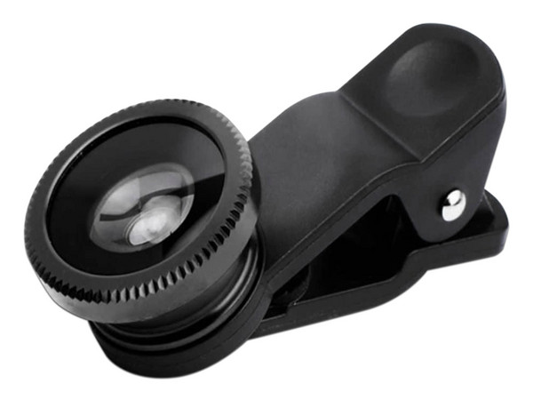 Lente Akiton tipo Ojo de Pez para Smartphone, Universal, Montaje tipo Clip.