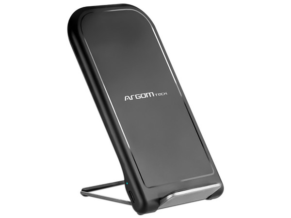 Cargador Inalámbrico Argomtech ARG-AC-0140BK de 10W, Micro-USB. Color Negro.