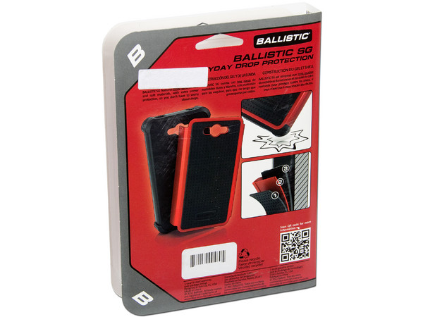 Funda de Silicón Ballistic Drop Protection! para iPhone 4 y 4S, con 3 capas de protección y esquinas reforzadas contra caídas.