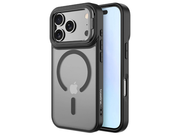 Funda Baseline InFrame para iPhone 17 Pro Max, Compatible con MagSafe, Color Negro.
