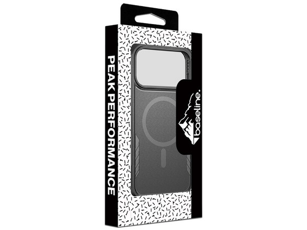 Funda Protectora Baseline Fortress, Compatible con iPhone 17 Pro Max. Color Negro.