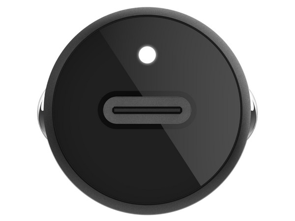 Cargador de Carro Belkin BoostCharge CCA004 de 30W, 3A, Carga rápida, puerto USB-C. Color Negro.