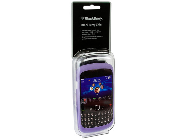 Funda de Silicon BlackBerry color Lila 