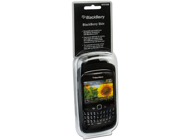 Funda de Silicon BlackBerry color negra 