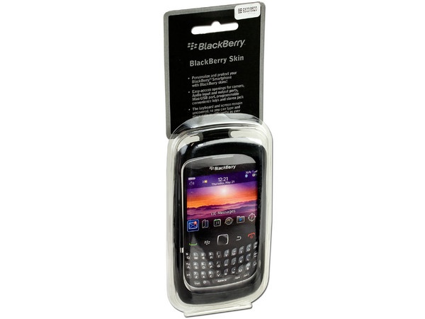 Funda de Silicon Premium BlackBerry color negra 